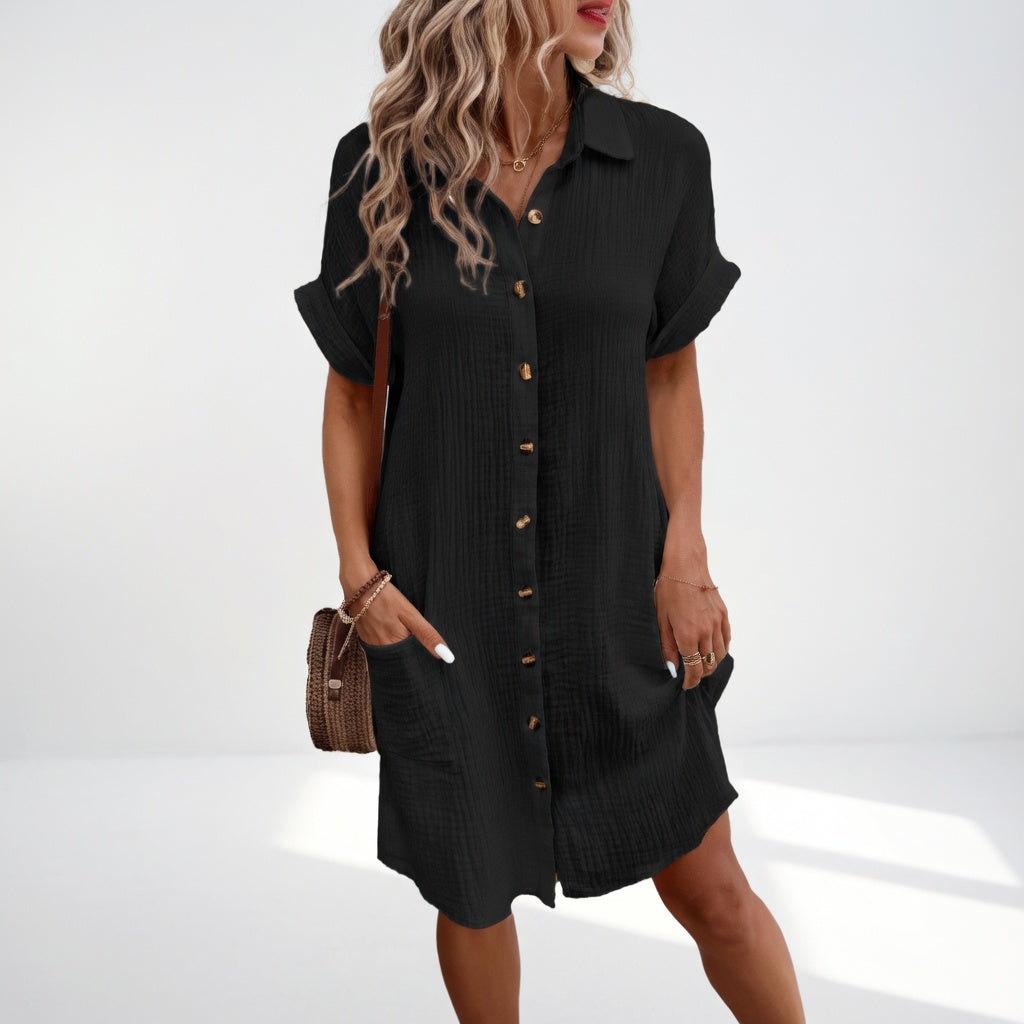 Elegant Easy to Wear Shirt Dress