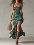 Retro Boho Maxi Dress - Zara