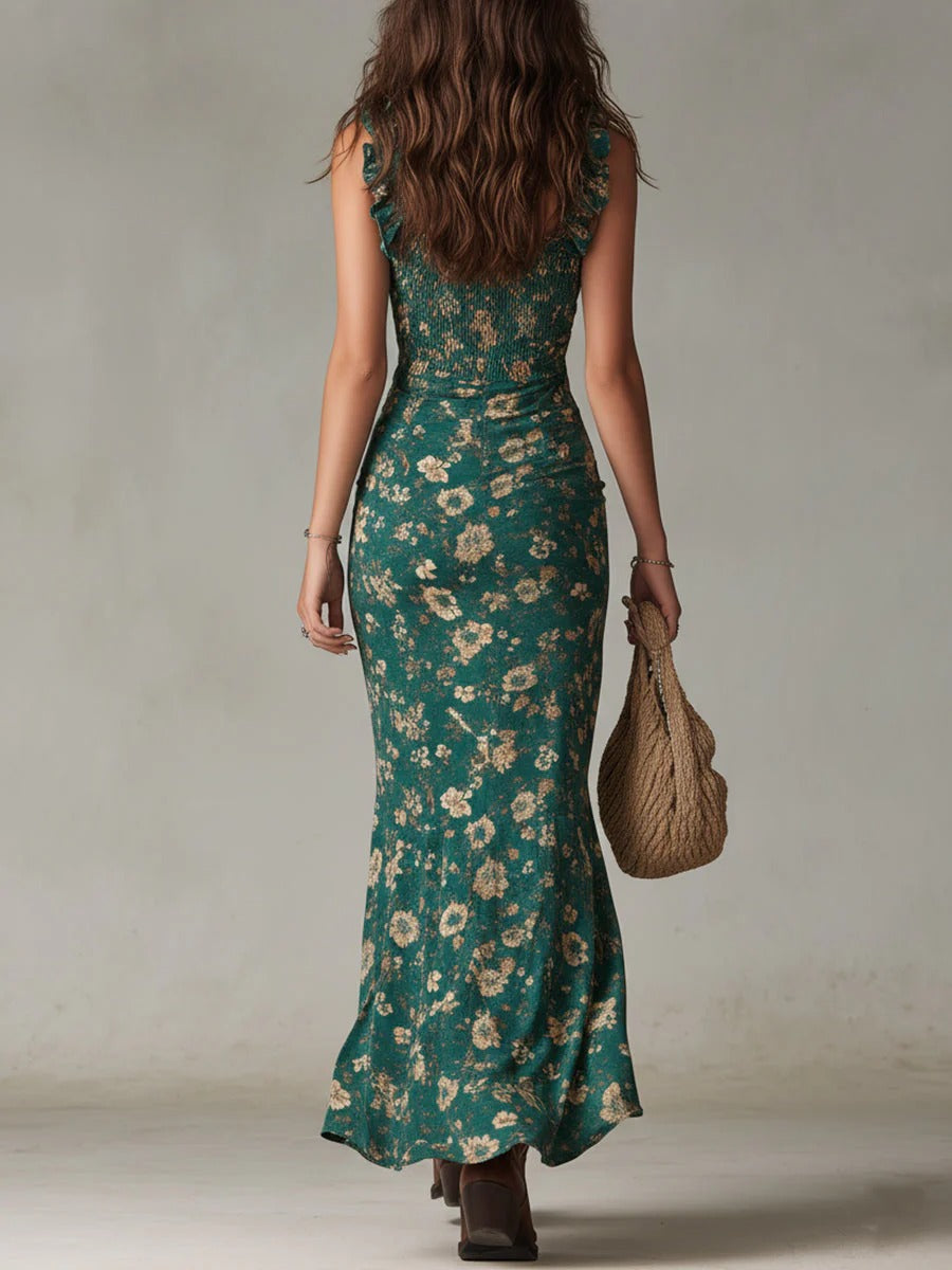 Retro Boho Maxi Dress - Zara