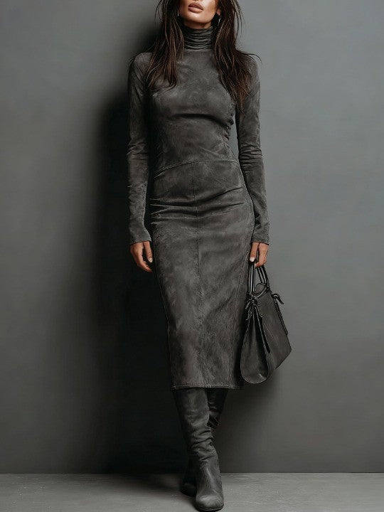 Modern Winter Midi Dress