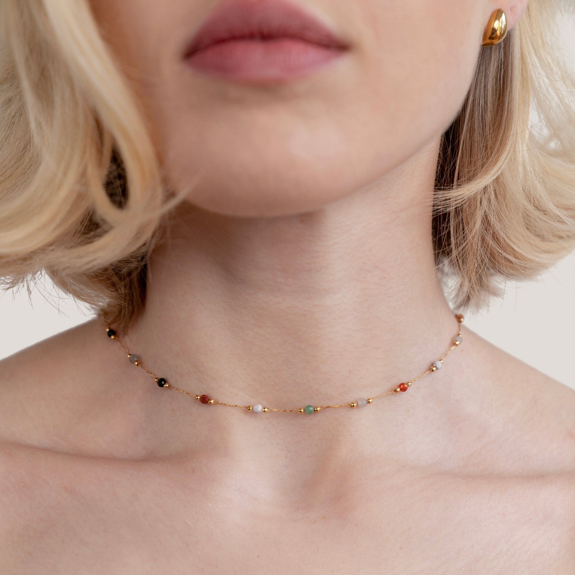 Minimalist Stone Necklace