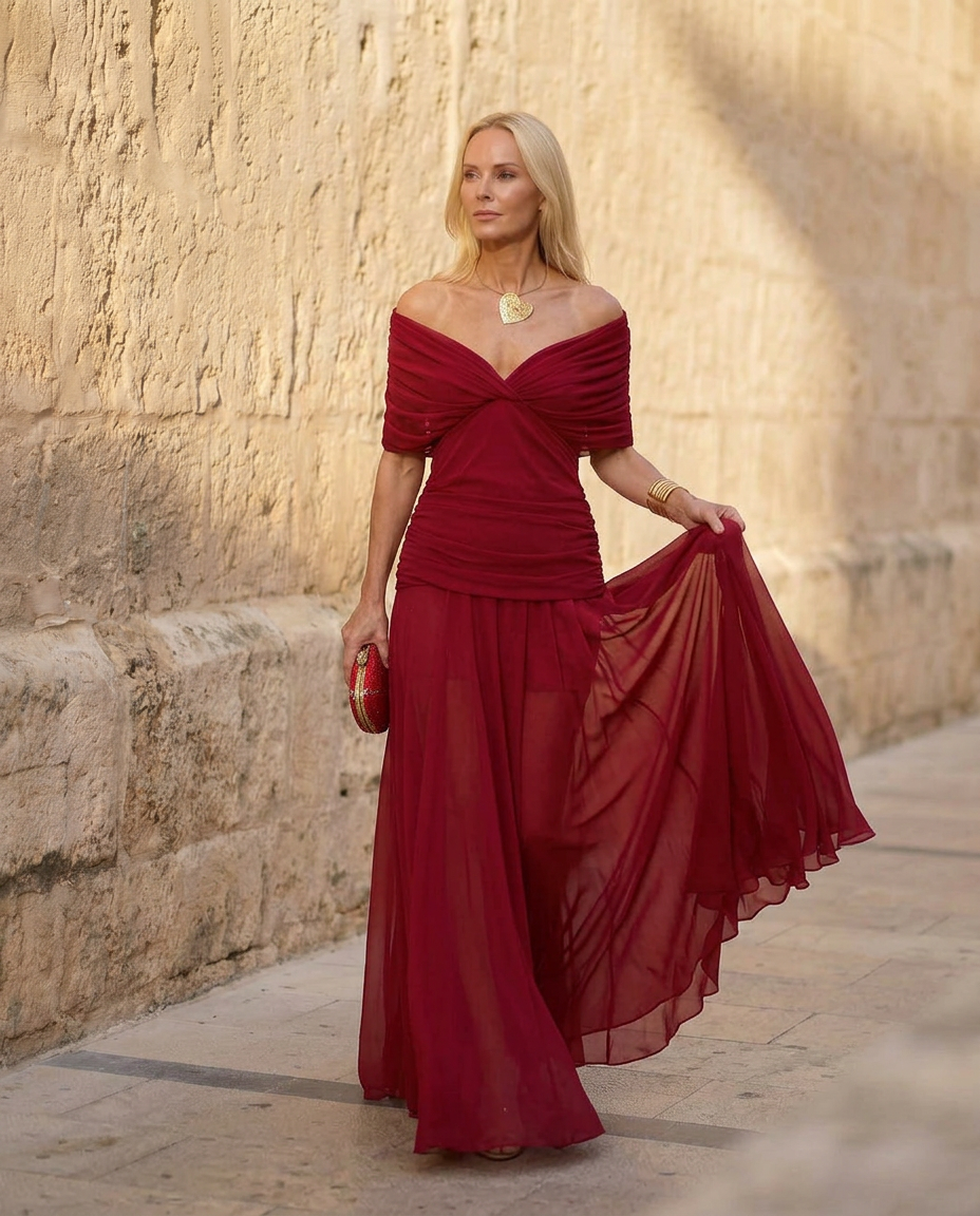 Elegant Silk Dress