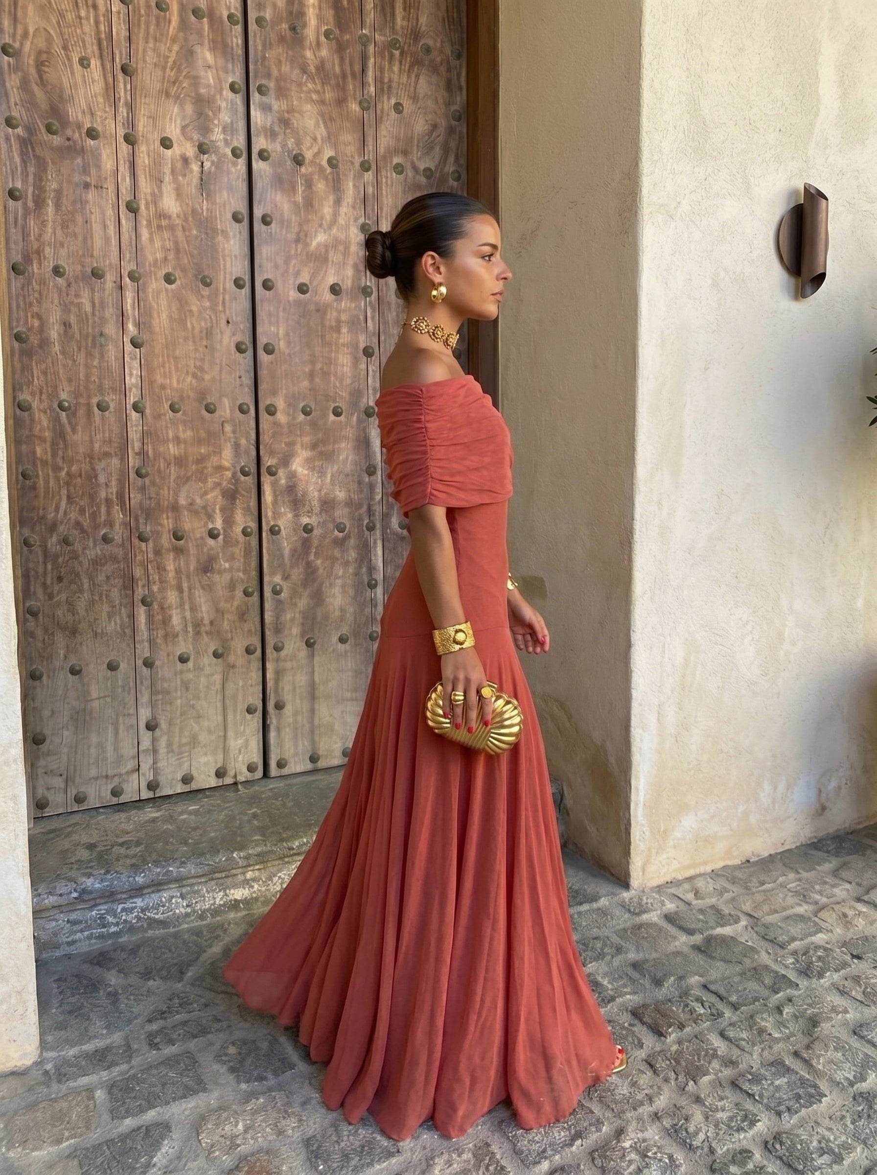 Elegant Silk Tulle Dress