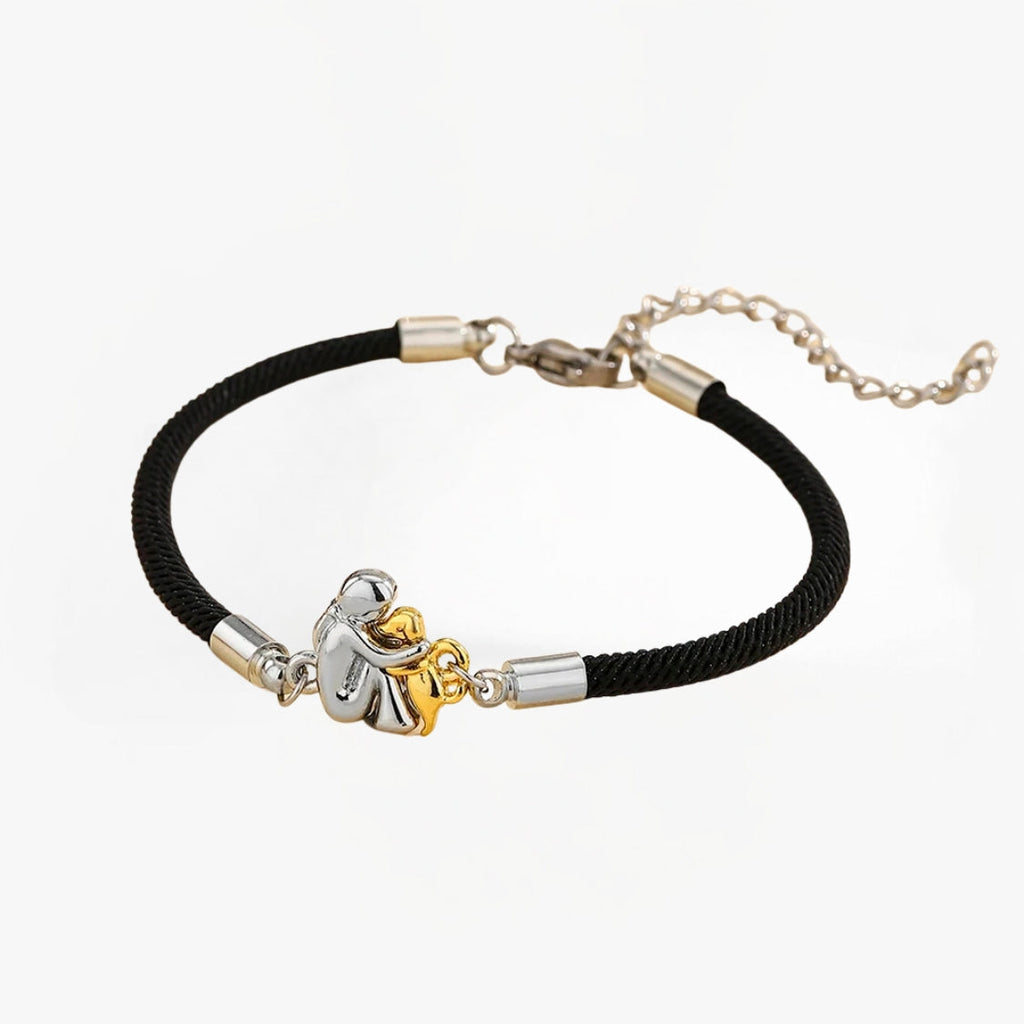 Cord Bracelet with Dog Icon