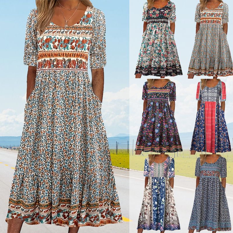 Elegant Comfortable Bohemian Dress