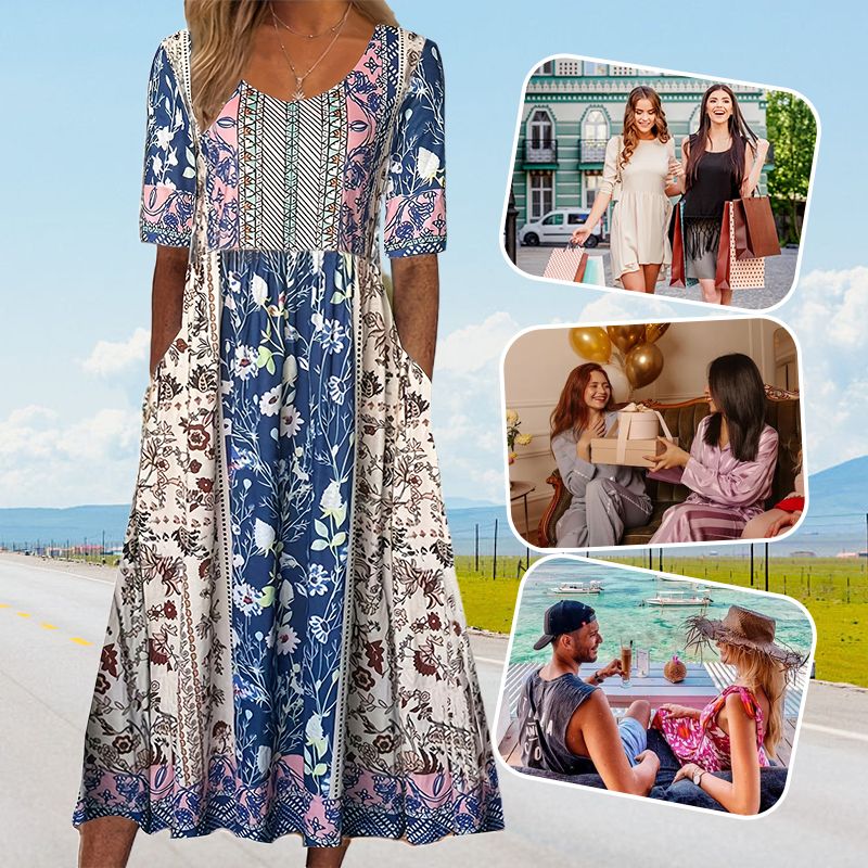 Elegant Comfortable Bohemian Dress