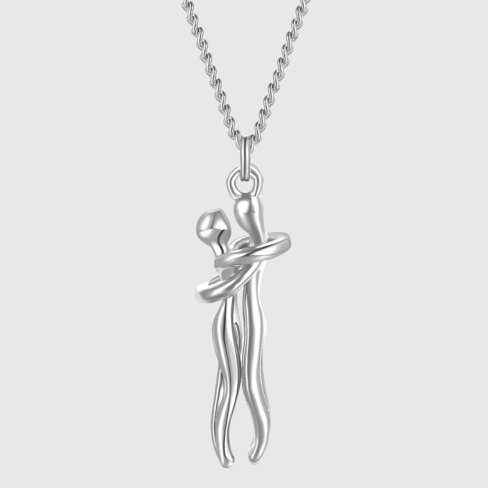 The Embrace Necklace Symbol of Love and Tenderness