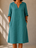 Elegant Flowy Dress - Style 2