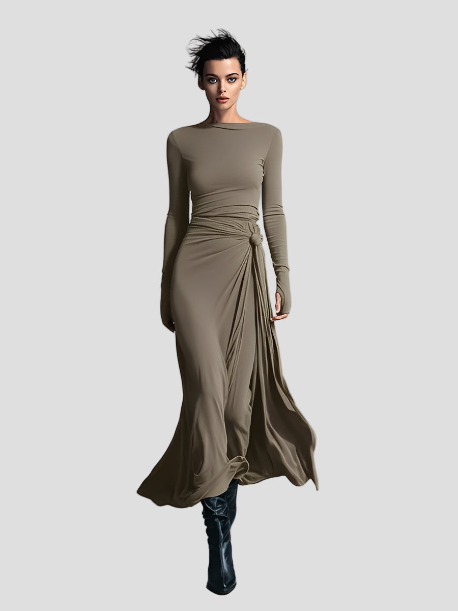 Flowy Dress Flattering Silhouette Elegance
