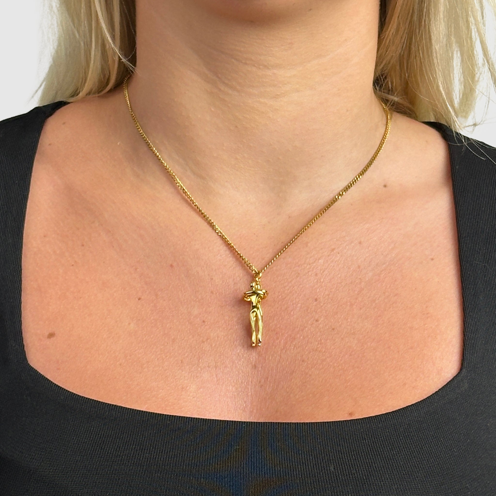The Embrace Necklace Symbol of Love and Tenderness