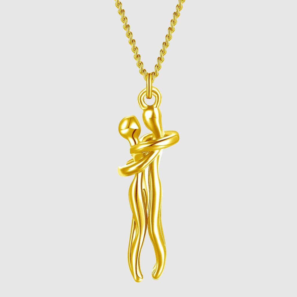 The Embrace Necklace Symbol of Love and Tenderness