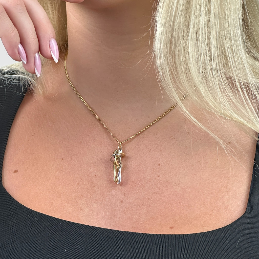 The Embrace Necklace Symbol of Love and Tenderness